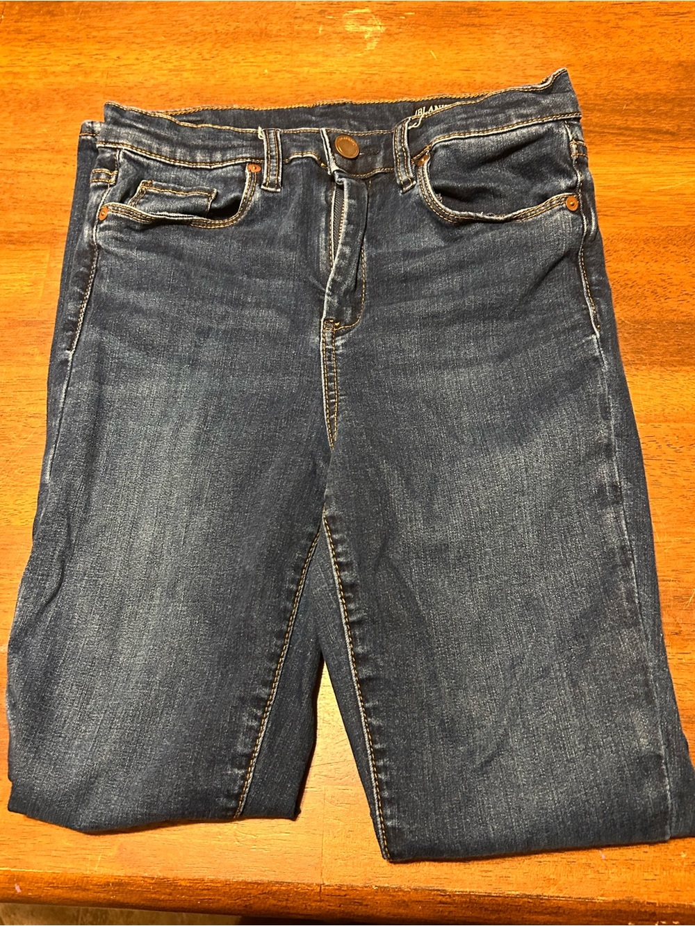Blank NYC Slim Straight Women’s Jeans in Dark Blue Wash